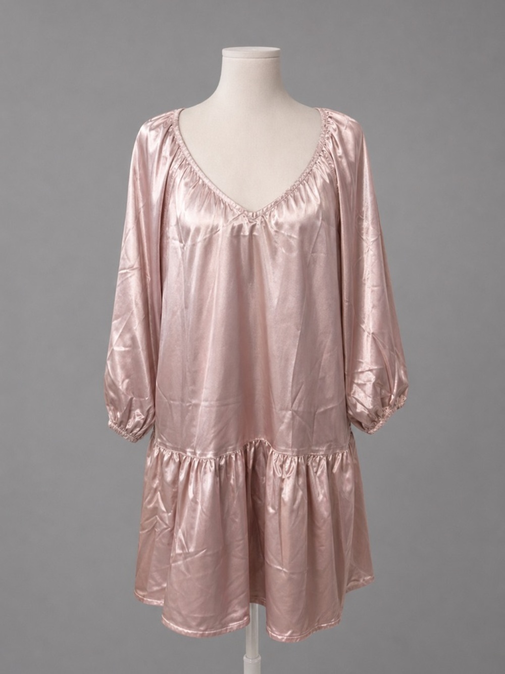Yana K Barcelona satin mini dress